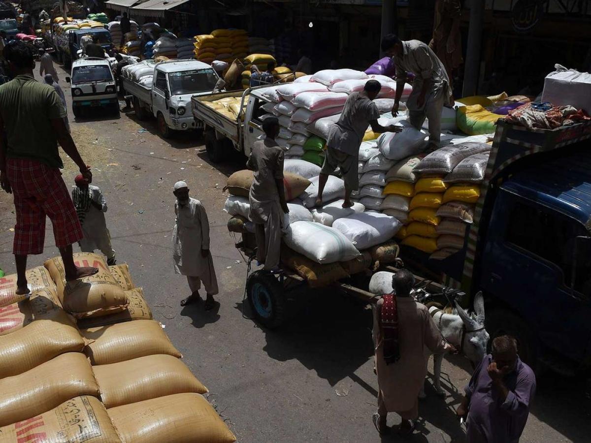 Wholesale market in Karachi. Photographer: Asif Hassan/AFP via Getty Images
