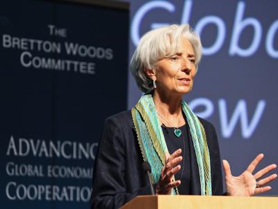 Christine Lagarde speaking at the Bretton Woods Committee 2015 Annual Meeting