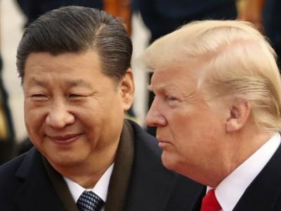 President Xi Jinping and President Trump in Beijing in November 2017 PHOTO: ANDREW HARNIK/ASSOCIATED PRESS